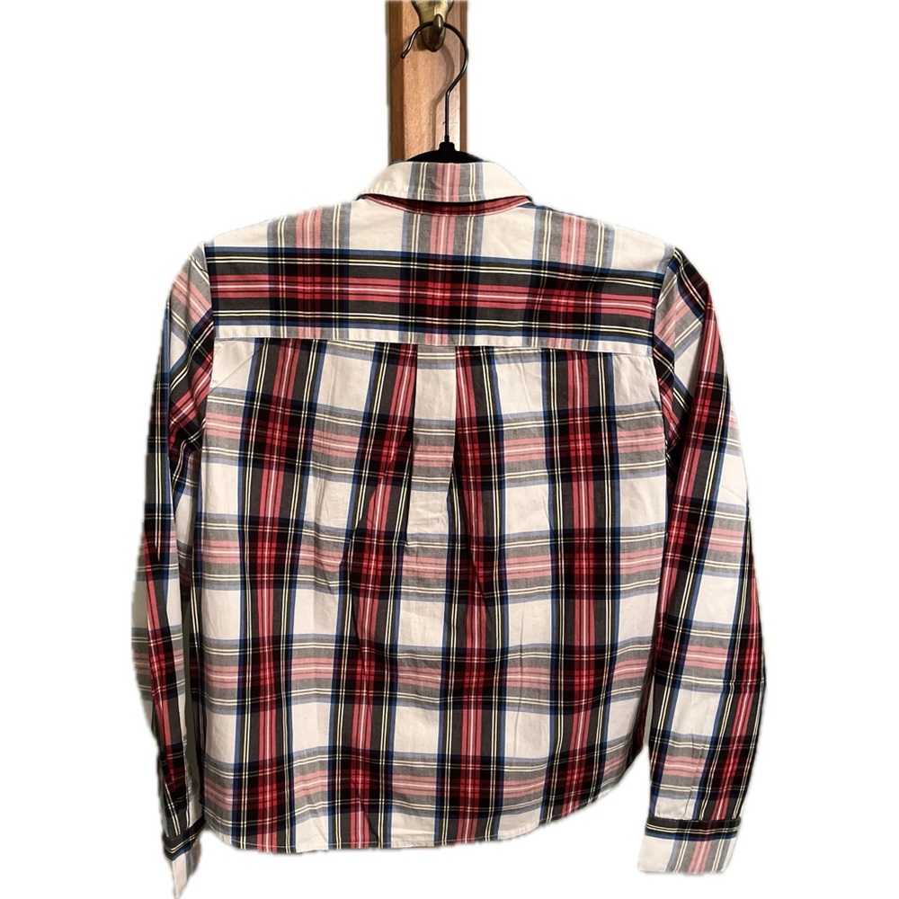 J Crew Women’s Button Down Tartan Modern size XS - Picture 3 of 5
